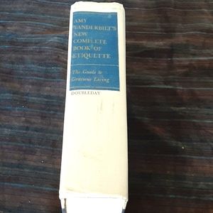 Amy Vanderbilt's new book of etiquette